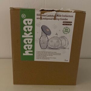 Haakaa ladybug breast milk collectors, new, unused. Ladybugs only 🤱🏻